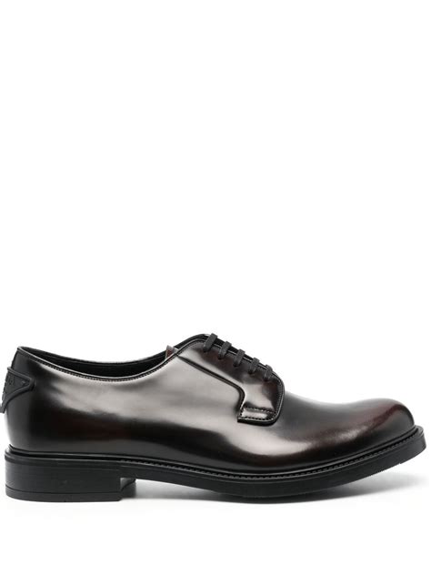 prada derby shoes|Prada men's lace up shoes.